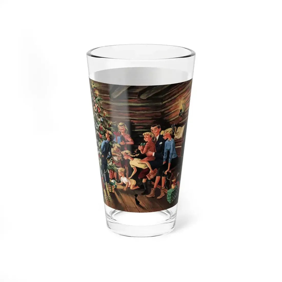 A Matter of Principle, Collier's, December 24, 1949 (Magazine Illustration) Pint Glass 16oz - Go Mug Yourself