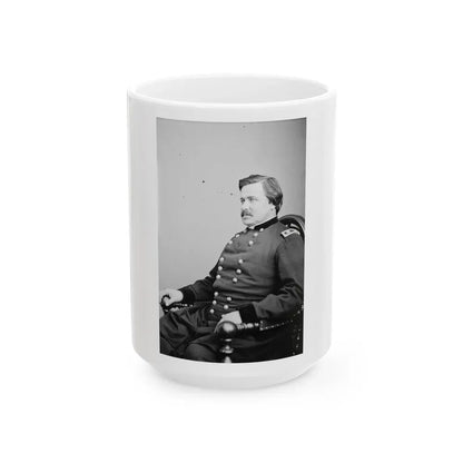 A. Mccook (U.S. Civil War) White Coffee Mug 15oz - Go Mug Yourself