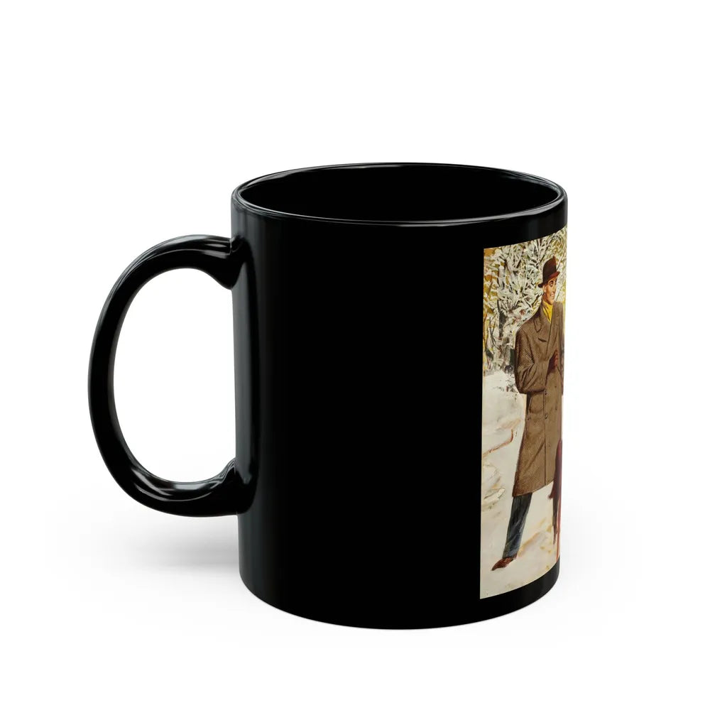 A Meeting in the Park - Black Coffee Mug-Go Mug Yourself