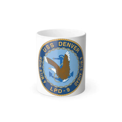A Mile High USS Denver A Mile Ahead LPD 9 (U.S. Navy) Color Changing Mug 11oz Default Title 11oz - Go Mug Yourself