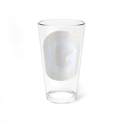 A Mile High USS Denver A Mile Ahead LPD 9 (U.S. Navy) Pint Glass 16oz - Go Mug Yourself