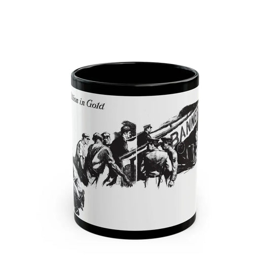 A Million in Gold, Collier's, March 10, 1928 - Black Coffee Mug-11oz-Go Mug Yourself