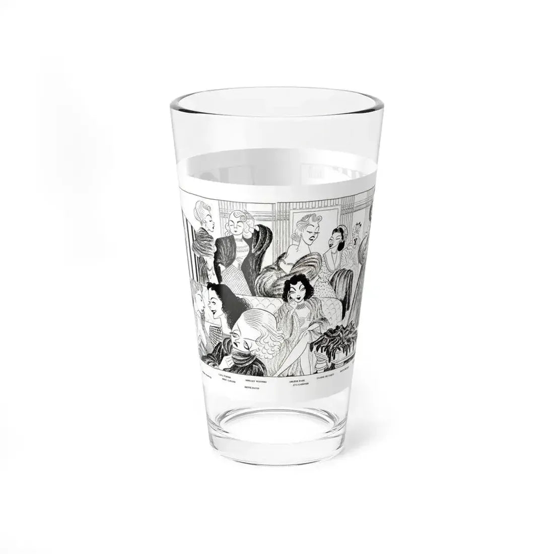 A Mink's-Eye View of Hollywood, Collier's, September 13, 1952 (Magazine Illustration) Pint Glass 16oz 16oz - Go Mug Yourself