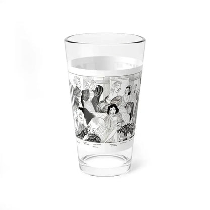 A Mink's-Eye View of Hollywood, Collier's, September 13, 1952 (Magazine Illustration) Pint Glass 16oz 16oz - Go Mug Yourself