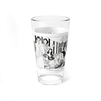 A Mink's-Eye View of Hollywood, Collier's, September 13, 1952 (Magazine Illustration) Pint Glass 16oz - Go Mug Yourself