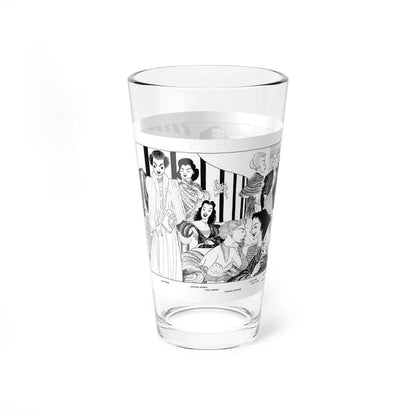 A Mink's-Eye View of Hollywood, Collier's, September 13, 1952 (Magazine Illustration) Pint Glass 16oz-Go Mug Yourself