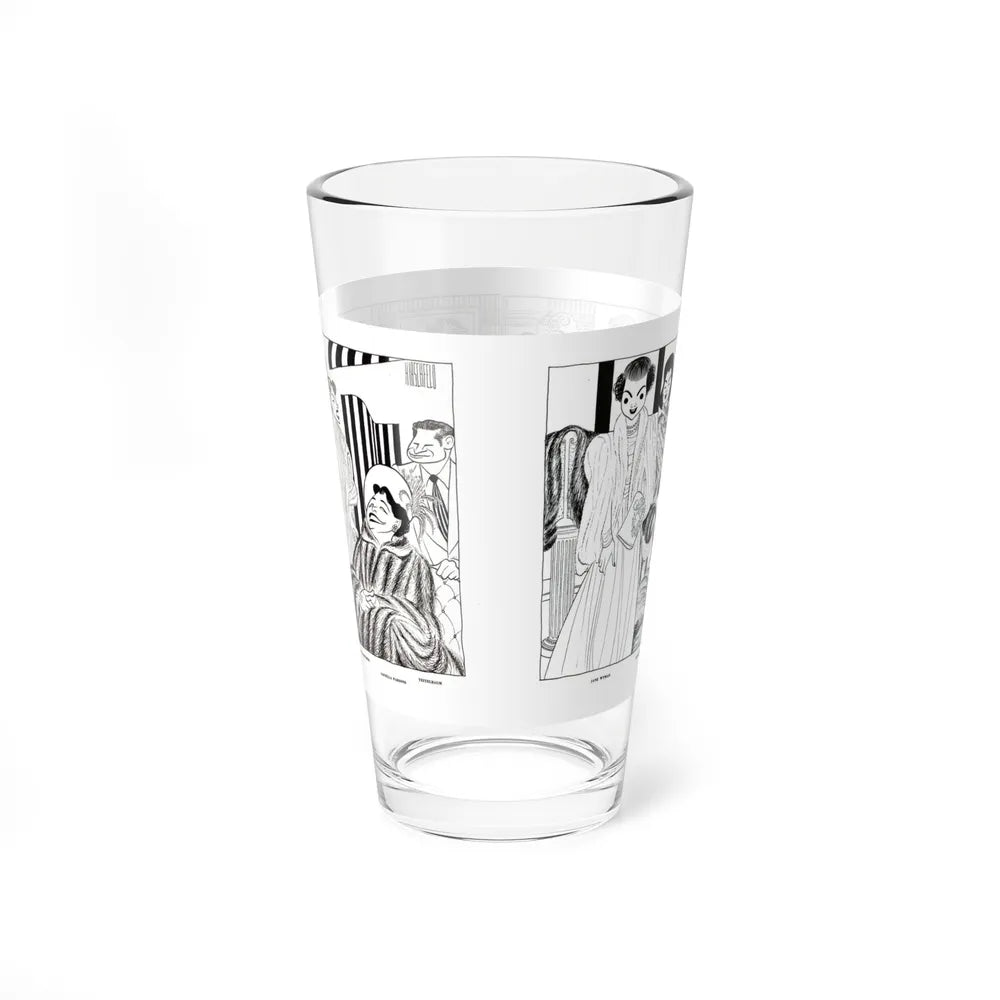 A Mink's-Eye View of Hollywood, Collier's, September 13, 1952 (Magazine Illustration) Pint Glass 16oz-Go Mug Yourself