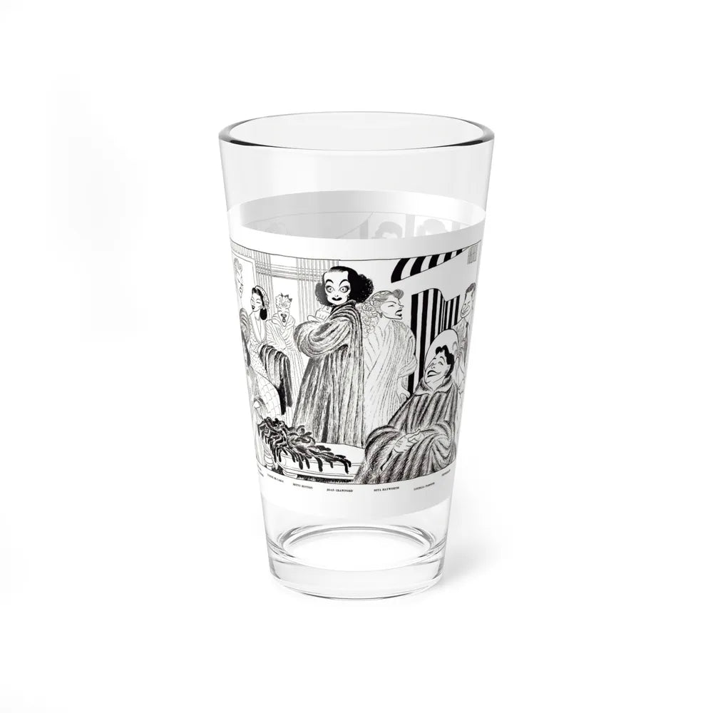 A Mink's-Eye View of Hollywood, Collier's, September 13, 1952 (Magazine Illustration) Pint Glass 16oz-Go Mug Yourself