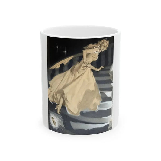 A Modern Cinderella, story Illustration - White Coffee Mug 11oz - Go Mug Yourself