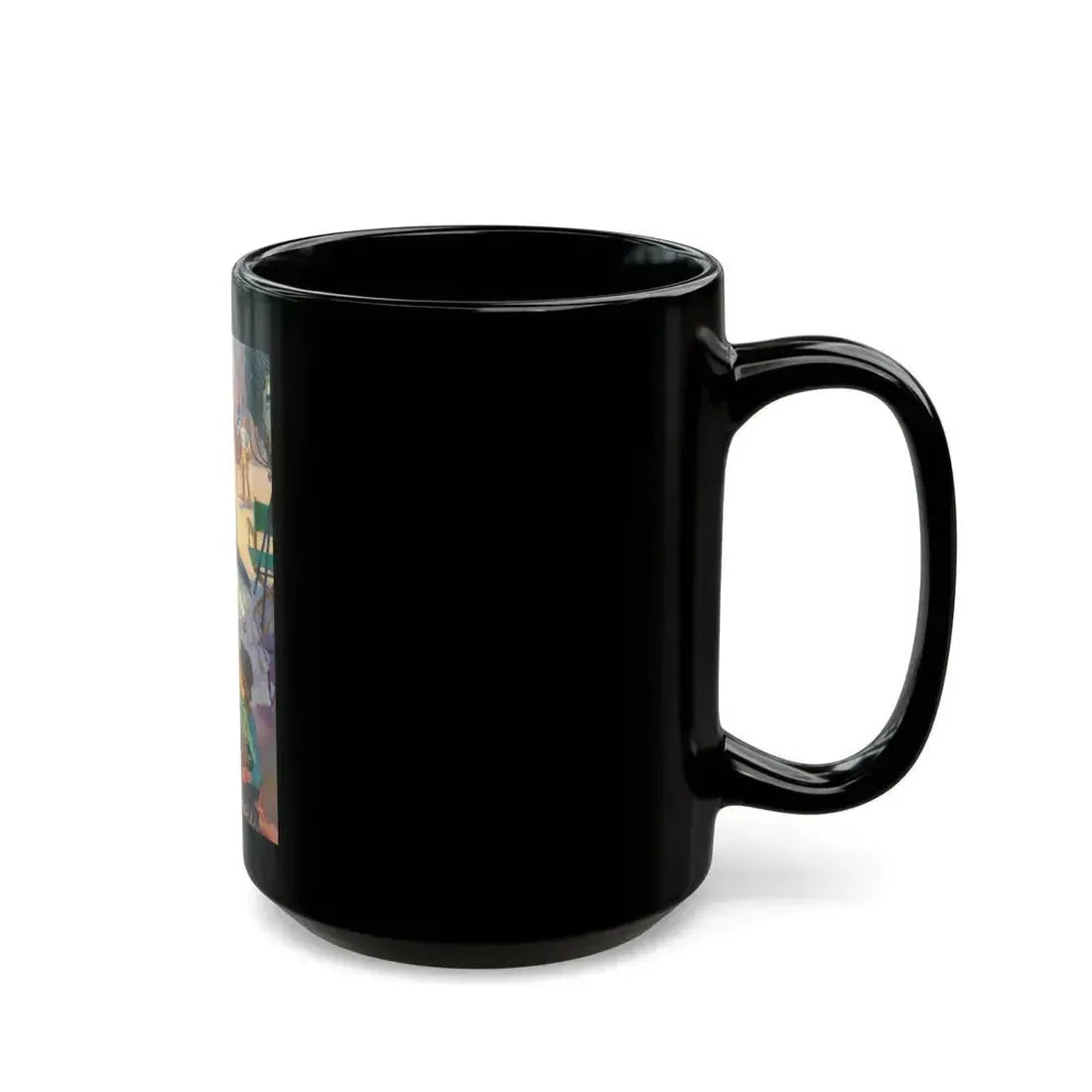 A Moment Off-Stage, possible Coca-Cola advertisement, 1945 - Black Coffee Mug - Go Mug Yourself