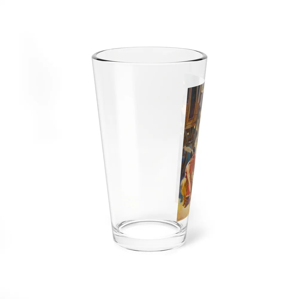 A Moment Off-Stage, possible Coca-Cola advertisement, 1945 (Magazine Illustration) Pint Glass 16oz-Go Mug Yourself