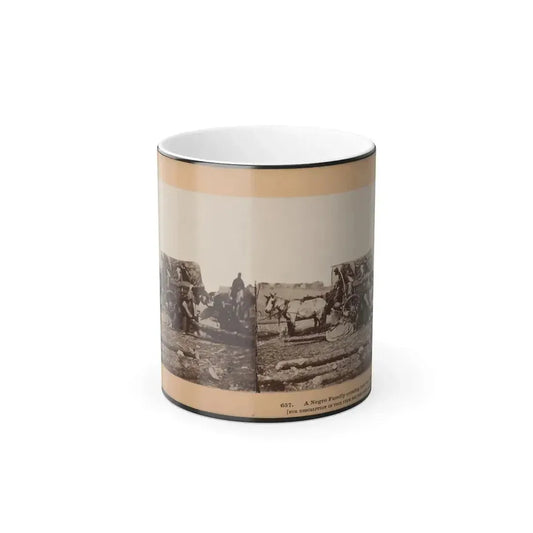 A Negro Family Coming Into the Union Lines (U.S. Civil War) Color Changing Coffee Mug 11oz Default Title 11oz - Go Mug Yourself