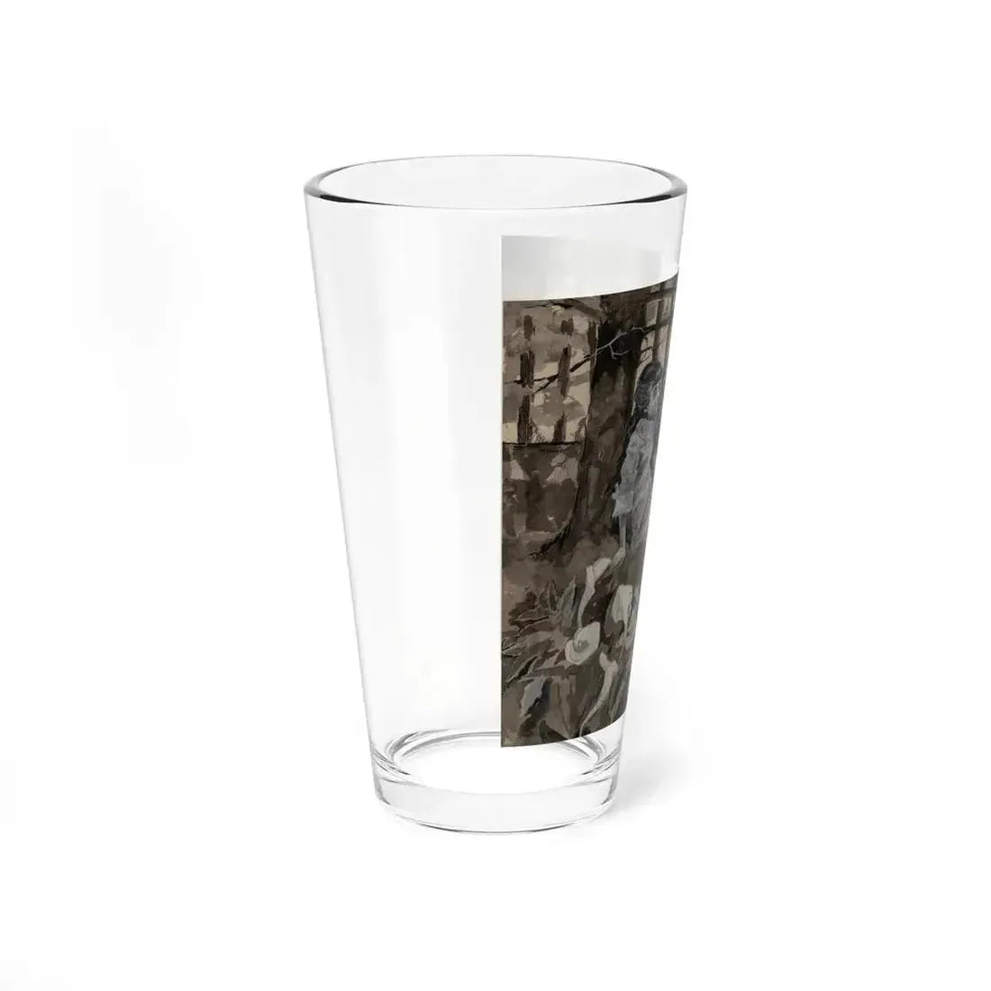 A New Acquaintance, St. Nicholas magazine interior illustration (Magazine Illustration) Pint Glass 16oz - Go Mug Yourself