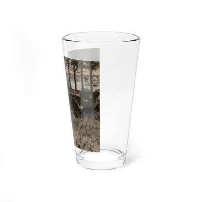 A New Acquaintance, St. Nicholas magazine interior illustration (Magazine Illustration) Pint Glass 16oz - Go Mug Yourself