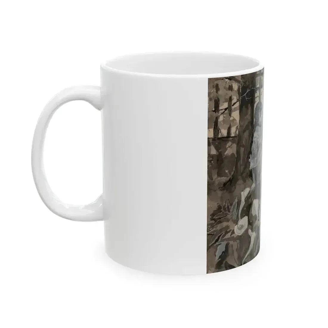 A New Acquaintance, St. Nicholas magazine interior illustration - White Coffee Mug - Go Mug Yourself