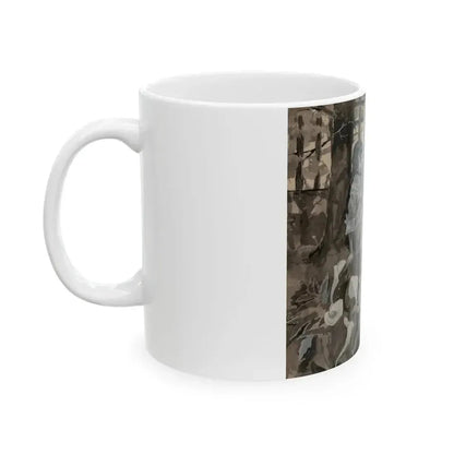 A New Acquaintance, St. Nicholas magazine interior illustration - White Coffee Mug - Go Mug Yourself