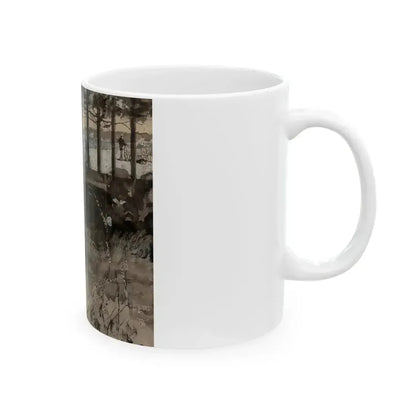 A New Acquaintance, St. Nicholas magazine interior illustration - White Coffee Mug - Go Mug Yourself