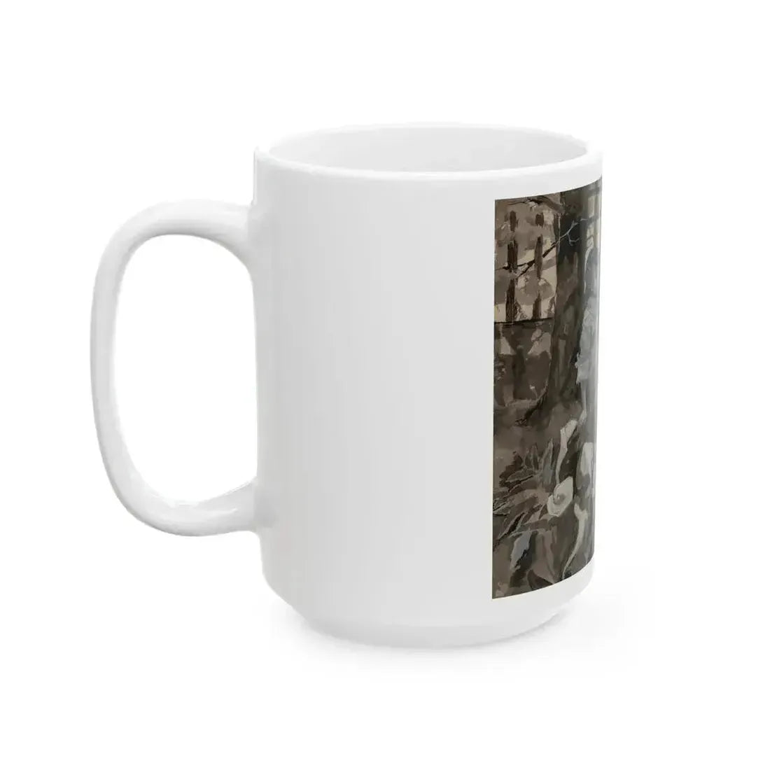 A New Acquaintance, St. Nicholas magazine interior illustration - White Coffee Mug - Go Mug Yourself