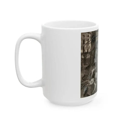 A New Acquaintance, St. Nicholas magazine interior illustration - White Coffee Mug - Go Mug Yourself