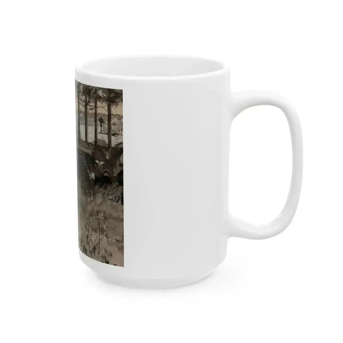 A New Acquaintance, St. Nicholas magazine interior illustration - White Coffee Mug - Go Mug Yourself