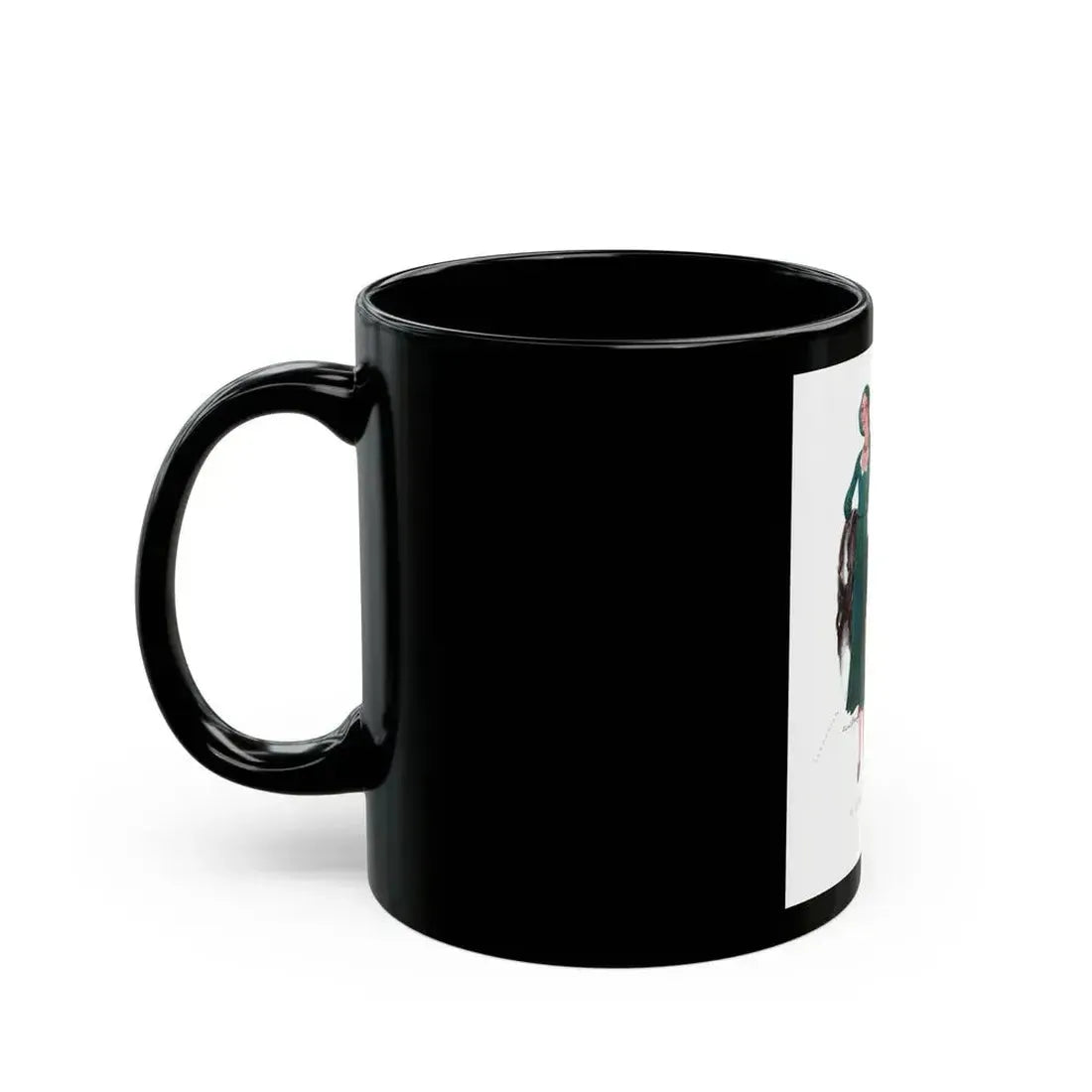 A New Mode From Paris, McCall's Magazine, 1930 - Black Coffee Mug - Go Mug Yourself
