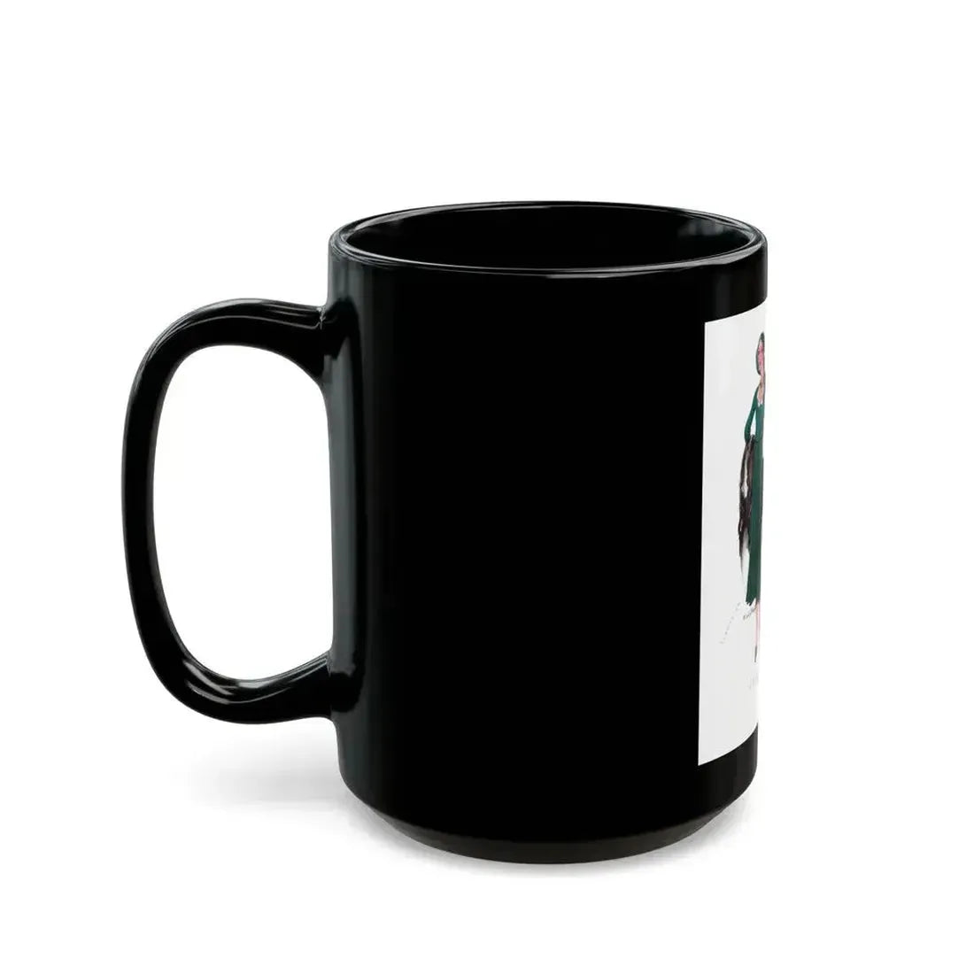 A New Mode From Paris, McCall's Magazine, 1930 - Black Coffee Mug - Go Mug Yourself