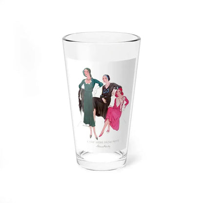 A New Mode From Paris, McCall's Magazine, 1930 (Magazine Illustration) Pint Glass 16oz - Go Mug Yourself