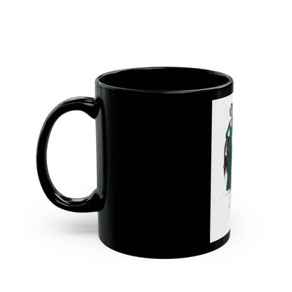 A New Mode From Paris, McCall's Magazine, 1930 - Black Coffee Mug-Go Mug Yourself