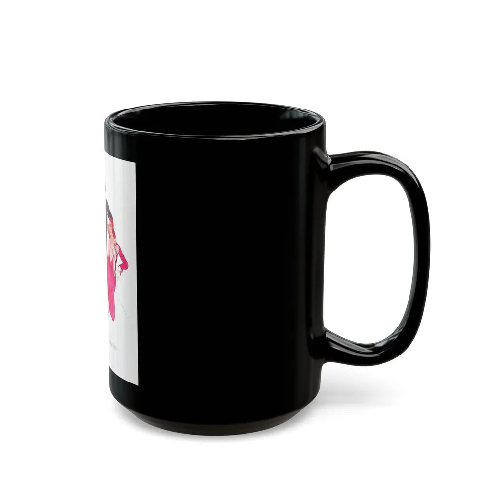 A New Mode From Paris, McCall's Magazine, 1930 - Black Coffee Mug-Go Mug Yourself