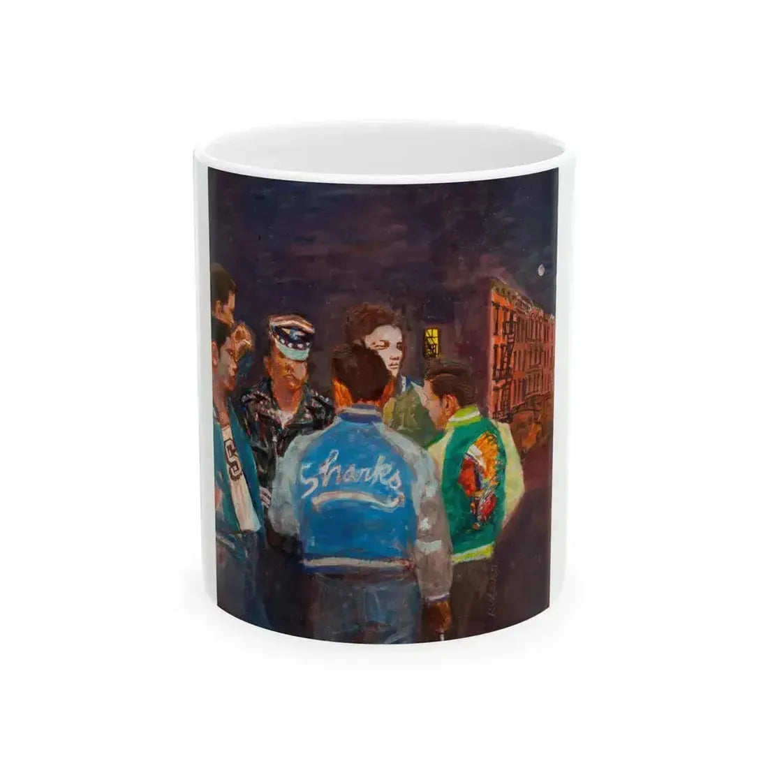 A New York Street Gang, Life magazine cover, September 9, 1957 - White Coffee Mug 11oz - Go Mug Yourself