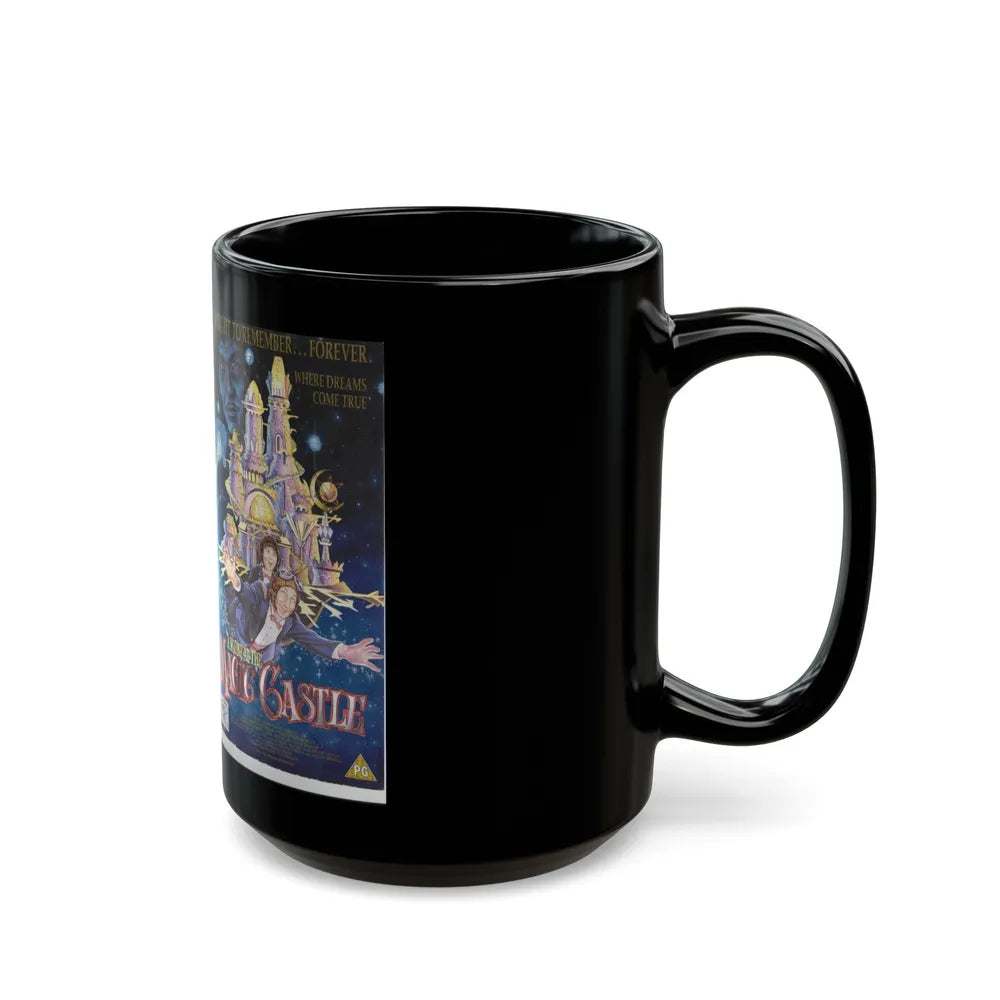 A NIGHT AT THE MAGIC CASTLE (VHS COVER) - Black Coffee Mug-Go Mug Yourself