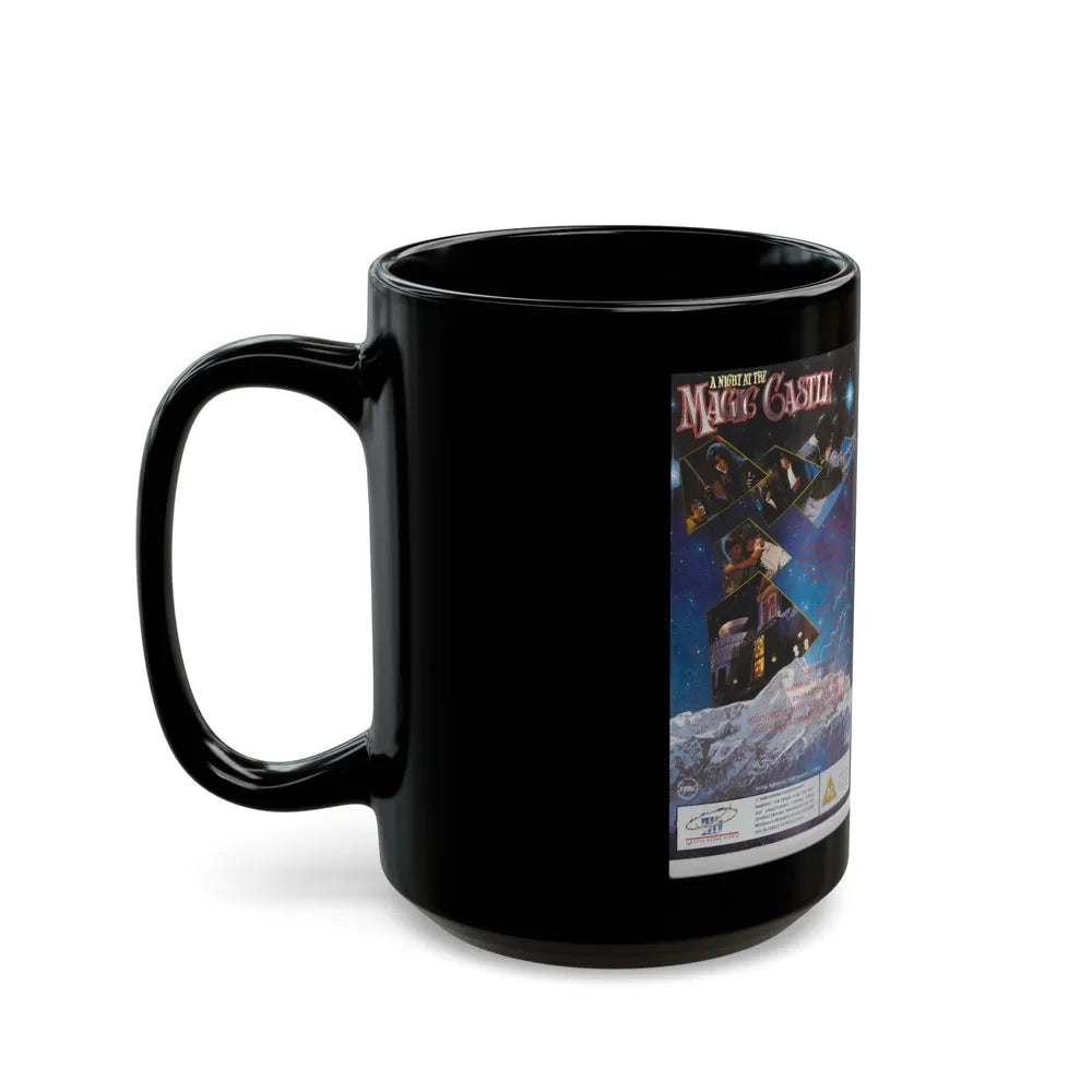 A NIGHT AT THE MAGIC CASTLE (VHS COVER) - Black Coffee Mug-Go Mug Yourself