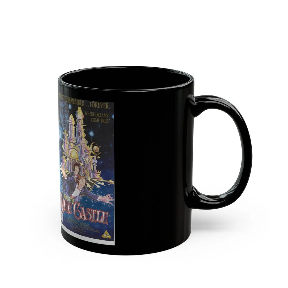 A NIGHT AT THE MAGIC CASTLE (VHS COVER) - Black Coffee Mug-Go Mug Yourself