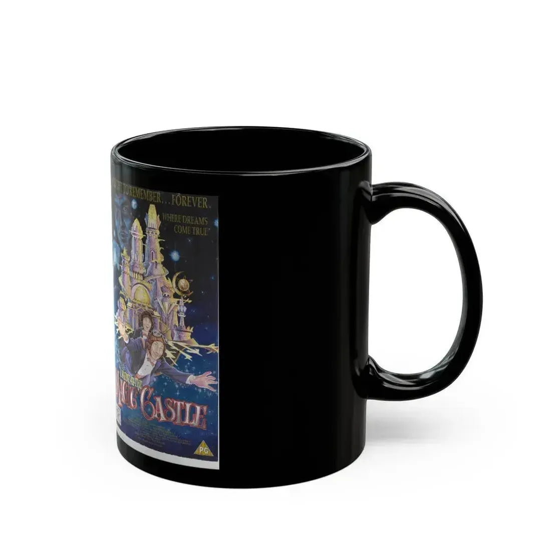 A NIGHT AT THE MAGIC CASTLE (VHS COVER) - Black Coffee Mug - Go Mug Yourself