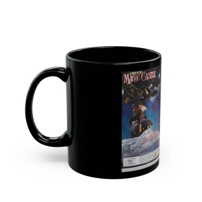 A NIGHT AT THE MAGIC CASTLE (VHS COVER) - Black Coffee Mug-Go Mug Yourself