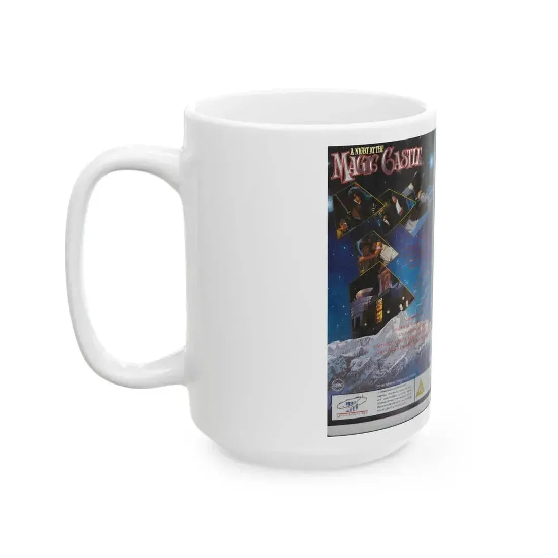A NIGHT AT THE MAGIC CASTLE (VHS COVER) - White Coffee Mug - Go Mug Yourself