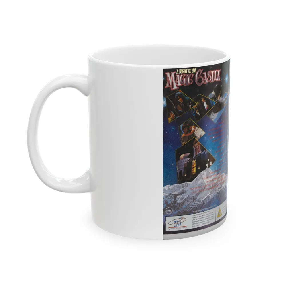 A NIGHT AT THE MAGIC CASTLE (VHS COVER) - White Coffee Mug-Go Mug Yourself