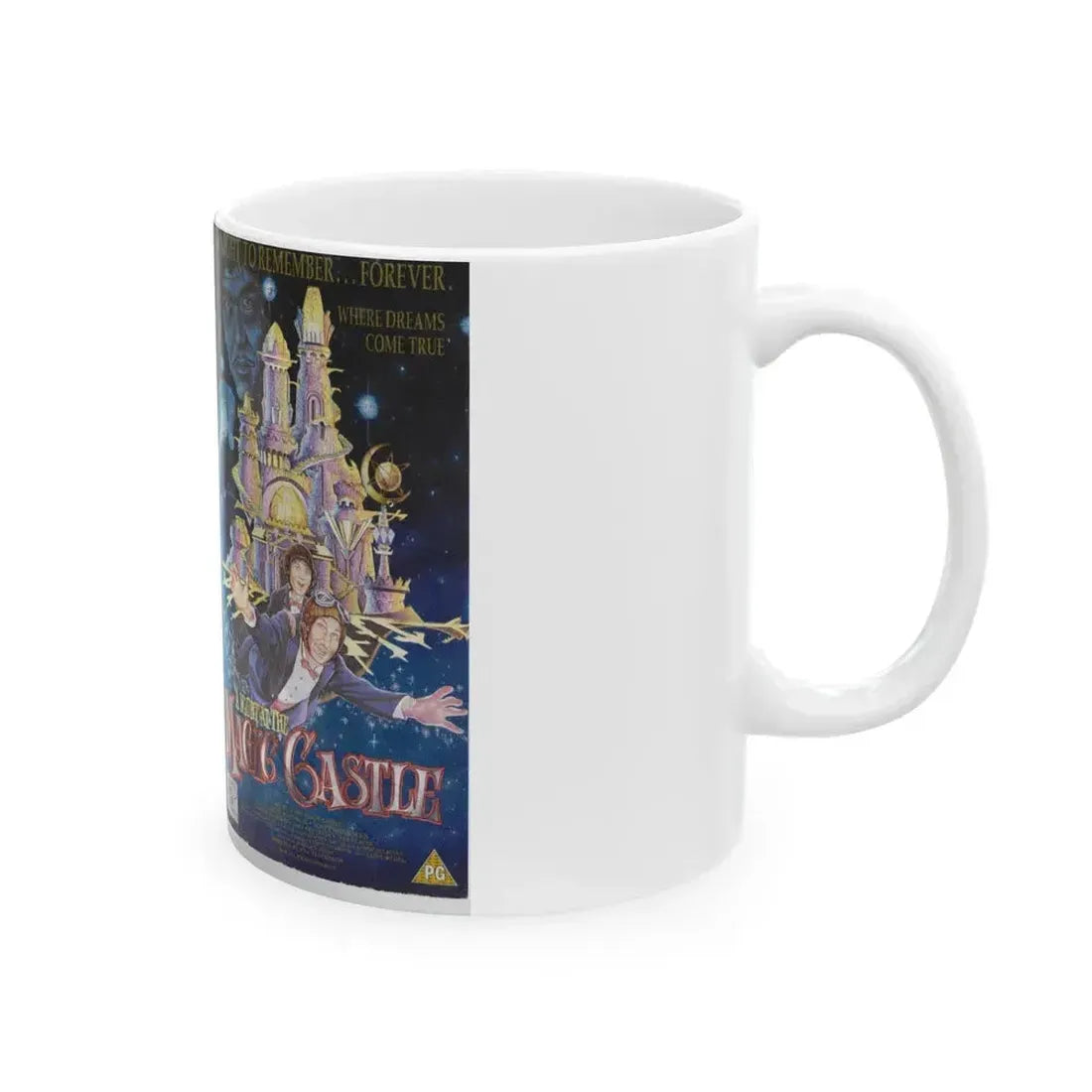 A NIGHT AT THE MAGIC CASTLE (VHS COVER) - White Coffee Mug - Go Mug Yourself