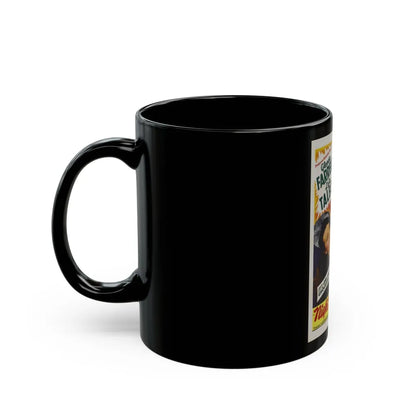 A NIGHT FOR CRIME 1943 Movie Poster - Black Coffee Mug-Go Mug Yourself