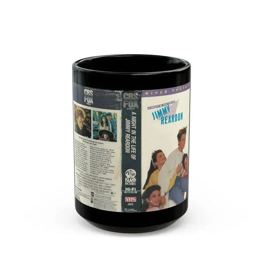 A NIGHT IN THE LIFE OF JIMMY REARDON (VHS COVER) - Black Coffee Mug 15oz - Go Mug Yourself