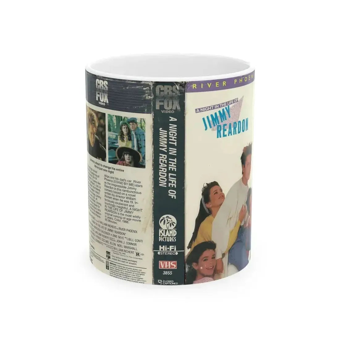 A NIGHT IN THE LIFE OF JIMMY REARDON (VHS COVER) - White Coffee Mug 11oz - Go Mug Yourself