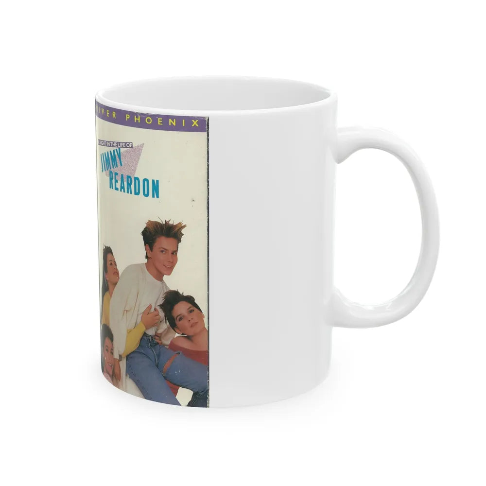 A NIGHT IN THE LIFE OF JIMMY REARDON (VHS COVER) - White Coffee Mug-Go Mug Yourself