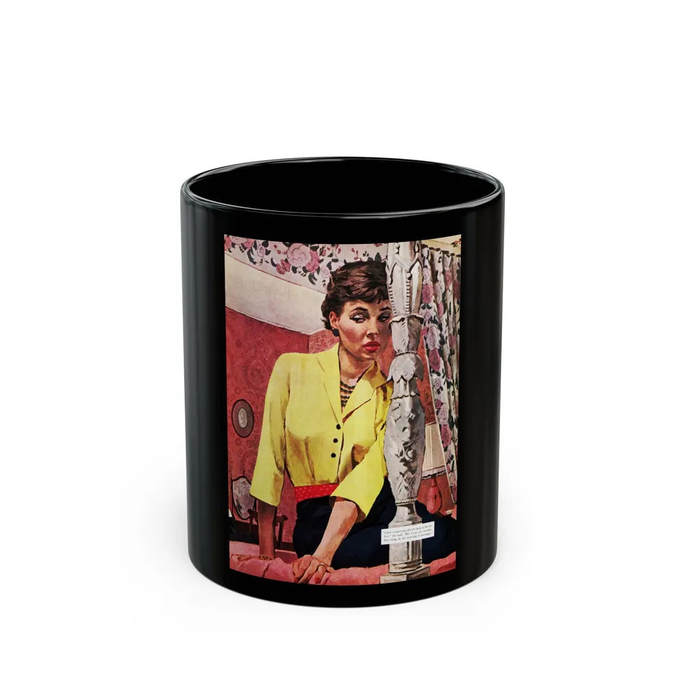 A Night To Quarrel, Saturday Evening Post, November 8, 1958 - Black Coffee Mug-11oz-Go Mug Yourself