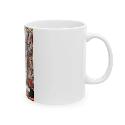 A Night To Quarrel, Saturday Evening Post, November 8, 1958 - White Coffee Mug-Go Mug Yourself