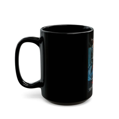 A NIGHTMARE ON ELM STREET 1984 Movie Poster - Black Coffee Mug-Go Mug Yourself