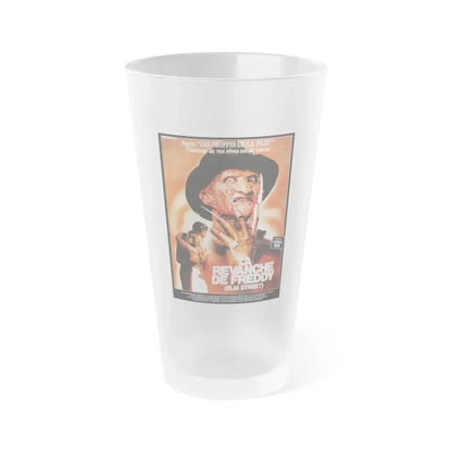 A NIGHTMARE ON ELM STREET 2  FREDDYS REVENGE (FRENCH) 1985 Movie Poster - Frosted Pint Glass 16oz Default Title - Go Mug Yourself