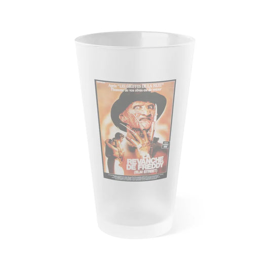 A NIGHTMARE ON ELM STREET 2 FREDDYS REVENGE (FRENCH) 1985 Movie Poster - Frosted Pint Glass 16oz-Go Mug Yourself