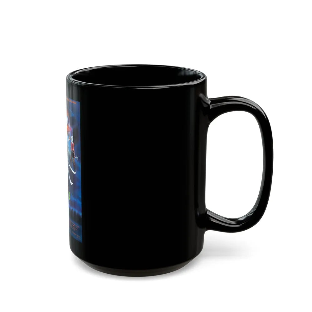 A NIGHTMARE ON ELM STREET 3 DREAM WARRIORS 1987 Movie Poster - Black Coffee Mug-Go Mug Yourself