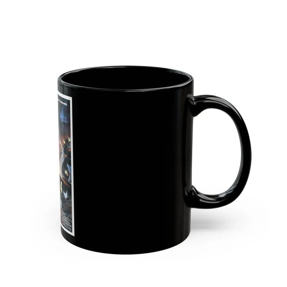 A NIGHTMARE ON ELM STREET 4 THE DREAM MASTER 1988 Movie Poster - Black Coffee Mug-Go Mug Yourself