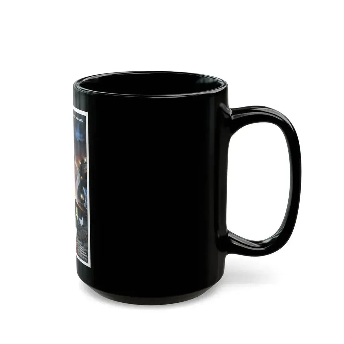 A NIGHTMARE ON ELM STREET 4 THE DREAM MASTER 1988 Movie Poster - Black Coffee Mug - Go Mug Yourself